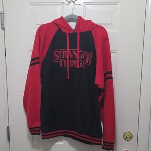 Men's Red & Black Pullover Hoodie